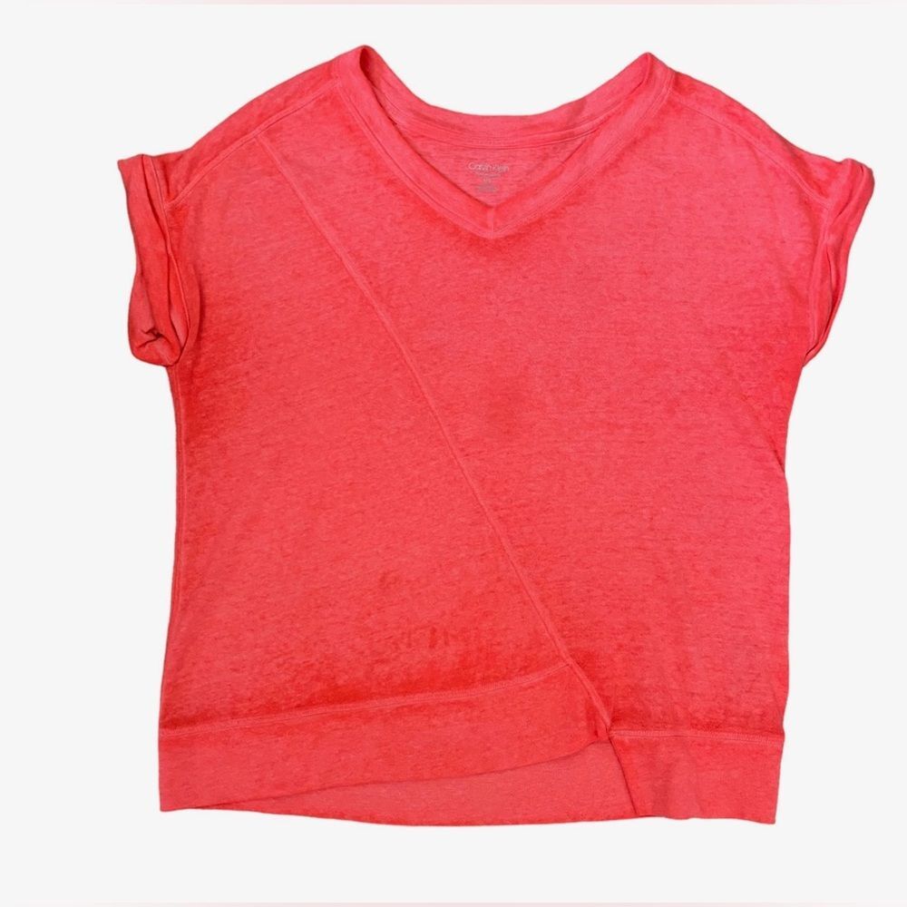 Calvin Klein V neck T-shirt size L